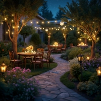 Lampki Ogrodowe na Baterie