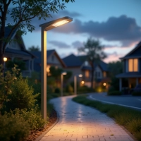 Latarnie led solarne