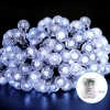 Lampki choinkowe małe kulki na 3 baterie AA 50 LED 5m Zimne