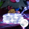 Lampki choinkowe ozdobne na 3 baterie AA 100LED 10 m Zimne