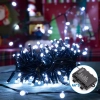 Lampki choinkowe-ozdobne na 3 baterie AA, Zimna biel, 10m 200LED