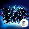 Lampki choinkowe sznur 50 LED multikolor na 3 baterie AA 5 m praktyczne oświetlenie świąteczne