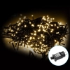 Niskonapięciowe lampki choinkowe 50led z flashem Ciepła biel 5m+3
