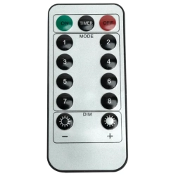 Zewnętrzne lampki sople 120led gwiazdy i księżyce zimne 3m+PILOT