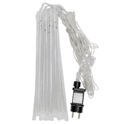 Niskonapięciowe 30-centymetrowe lampki choinkowe deszcz 16 meteorytów-ciepłe 10m+3