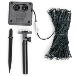 Solarne lampki choinkowe 100LED RGBY 2m+10m - zdjęcie 4