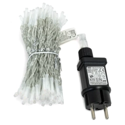 Zewnętrzna kurtyna 100 led Zimna biel, 1m * 1m - zdjęcie 4