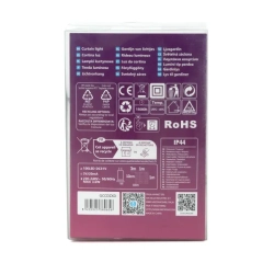 Zewnętrzna kurtyna 100led RGBY kolor+ciepła 1m * 1m