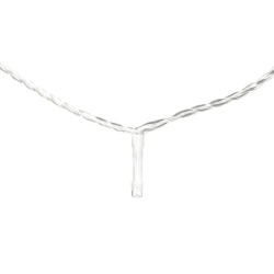 Zewnętrzne lampki choinkowe sznur 100led zimne 10m+3m