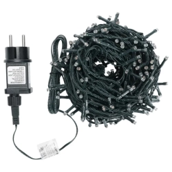 Zewnętrzne lampki choinkowe 300led RGBY 15m+3m kolor+ciepłe