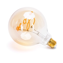 Żarówka ozdobna LED filament z napisem Love E27 4W duża bańka fi120