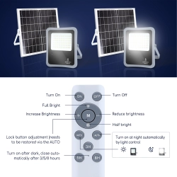 Halogen Solarny reflektor LED 200W zimny