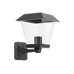 Lampa ścienna w stylu vintage czarna bez źródła światła E27