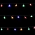 Niskonapięciowe lampki choinkowe w kształcie płatków śniegu i gwiazdek 100led 10m RGBY - zdjęcie 3