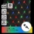 Niskonapięciowe lampki choinkowe siatka 100led RGBY1,5 * 1,5m(kolor+ciepła)