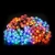 Lampki choinkowe 25 LED multikolor 2,5 m na 3 baterie AA do dekoracji świątecznej