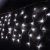 Lampki choinkowe sople 200LED na 3 baterie AA, Zimne 10M