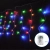 Lampki choinkowe sople przepływ 200LED na 3 baterie AA multikolor 10m