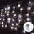 Lampki choinkowe sople przepływ na 3 baterie AA, Zimna biel 300LED 15M