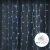 Lampki choinkowe kurtyna 200 led na 3 baterie AA, Zimna biel, 2m * 2m