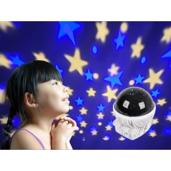 Projektor gwiazd lampka nocna obrotowa star led