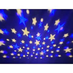 Projektor gwiazd lampka nocna obrotowa star led