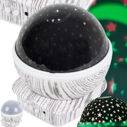 Projektor gwiazd lampka nocna obrotowa star led