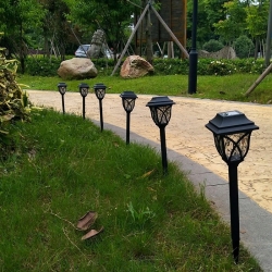 6 x lampka ogrodowa solarna biała ciepłe zestaw 6szt.