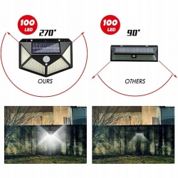 Lampa solarna SMD z czujnikiem ruchu i zmierzchu