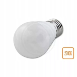 Mocna Żarówka diodowa E27 8W led CIEPŁA mała W-WA