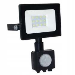 Halogen led 10W z czujnikiem ruchu Neutralny 230V