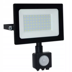 Halogen led 50W z czujnikiem ruchu Neutralny 230V