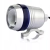 1xHalogen motocyklowy U3 srebrny z ringiem blue+wł