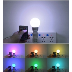 Żarówka diodowa LED RGB+W 2 in 1 E27 16 kolorów +