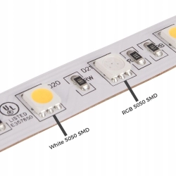 Taśma LED 5050 RGB+NW 5m 300 led IP20 75W 12V
