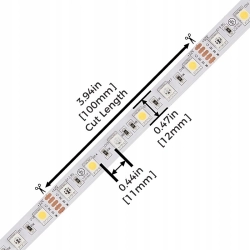 Taśma LED 5050 RGB+NW 5m 300 led IP20 75W 12V