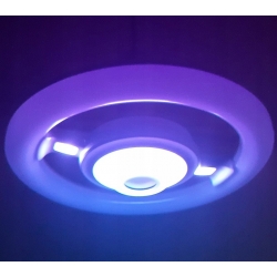 Grająca lampa muzyczna żyrandol LED 22w/26cm z gło