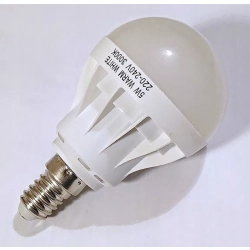 Żarówka led E14 kulka barwa światła biała ciepła 5