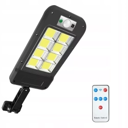 Lampa ścienna solarna latarnia HS-8013C z czujnikiem+pilot