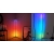 Lampa podłogowa LED RGBW 20W 140cm czarna kolorowe - zdjęcie 0