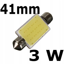 Żarówka LED C5W COB 3W C10W RURKA MOCNA 41 mm W-wa