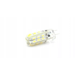 ŻARÓWKA LED GU-4 24 smd 12V 3WAT CIEPŁA DC
