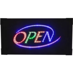 TABLICA DIODOWA Z NAPISEM OPEN NOWY WZÓR