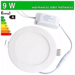 PANEL, PLAFON DIODOWY LED 9 W ZIMNY/CIEPŁY