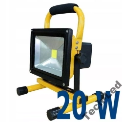 HALOGEN AKUMULATOROWY LED 20W MOCNY AKUMULATO