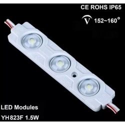 MODUŁ 3xDIODA LED SMD5730 0,5w/12V BBIAŁA ZIMNA
