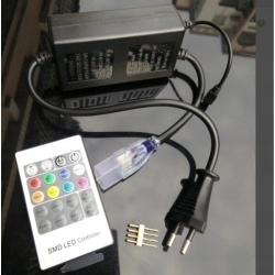 Sterownik Kontroler do taśm LED RGB pilot 230V Wwa
