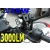 HALOGEN MOTOCYKLOWY LED CREE+WŁĄCZNIK 3000LM W-WA
