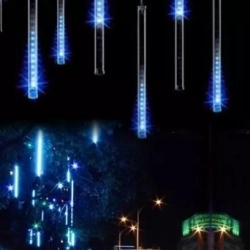 Lampki sopelki LED 50cm multikolor efekt spadającego śniegu 230V Inny producent