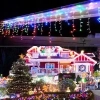 LAMPKI CHOINKOWE SOPLE 100-LAMPEK LED MULTIKOLOR